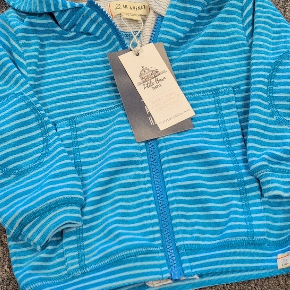 Zara Kids Blue Striped Hoodie - Picture 5 of 11